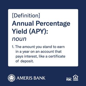 Image post by @amerisbank on Facebook