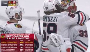 Image post by @NHLBlackhawks on Twitter