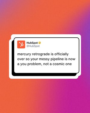 Image post by @hubspot on Instagram