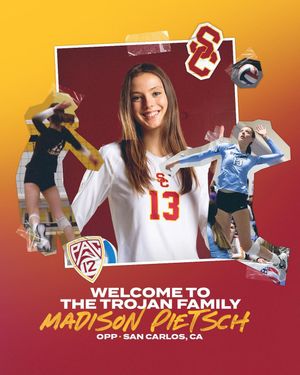 Image post by @uscwomensvolley on Instagram