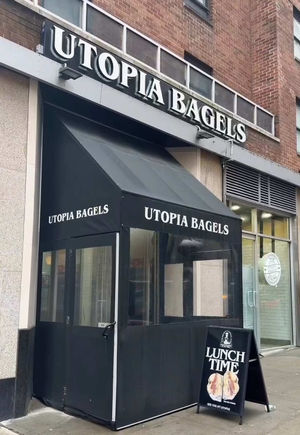 Video post by @utopiabagels on TikTok