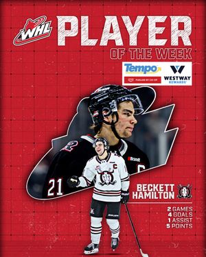 Image post by @westernhockeyleague on Instagram