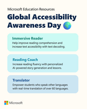 Image post by @MicrosoftEDU on Twitter