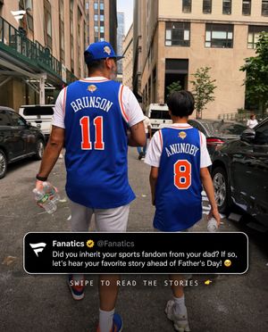 Image post by @fanatics on Instagram