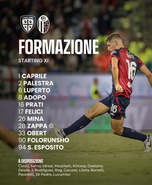 Image post by @cagliaricalcio on Instagram