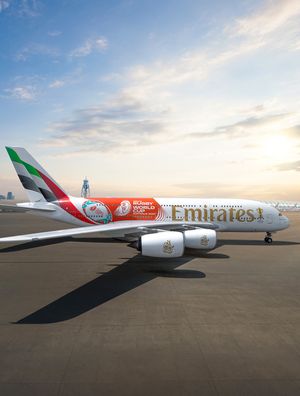 Image post by @emirates on Instagram
