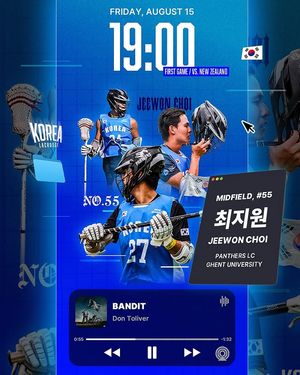 Image post by @kor_lacrosse on Instagram