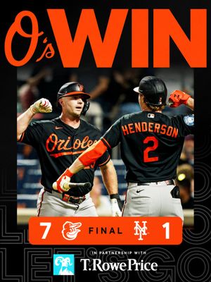 Image post by @Orioles on Twitter/X