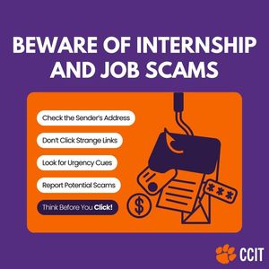 Image post by @clemsonIT on Facebook
