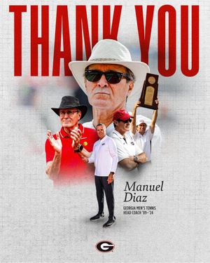 Image post by @UGAtennis on Twitter