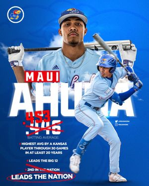 Image post by @KUBaseball on Twitter