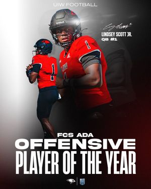 Image post by @UIWFootball on Twitter