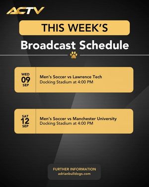 Image post by @adriancollegetv on Facebook