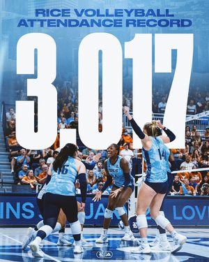 Image post by @ricevolleyball on Instagram
