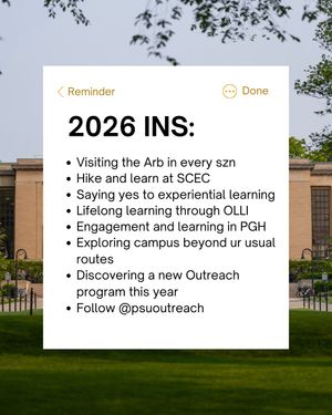 Image post by @psuoutreach on Instagram