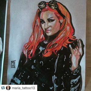 Image post by @beckylynchwwe on Instagram