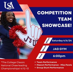 Image post by @southalabama.cheerleading on Facebook