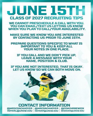 Image post by @uncwvolleyball on Instagram