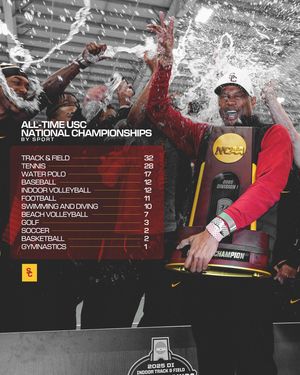 Image post by @usc_athletics on Instagram