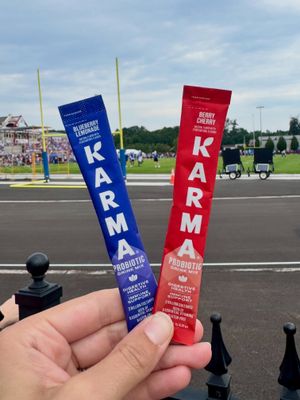 Image post by @drinkkarmawater on Instagram