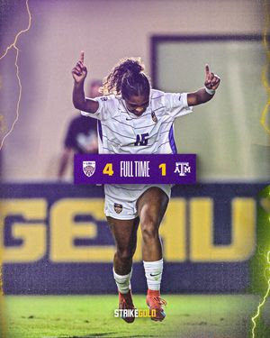 Image post by @LSUSoccer on Twitter
