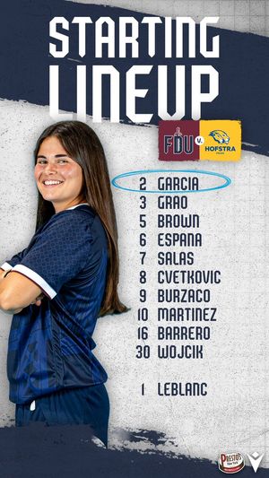 Image post by @FDUKnightsWSOC on Twitter