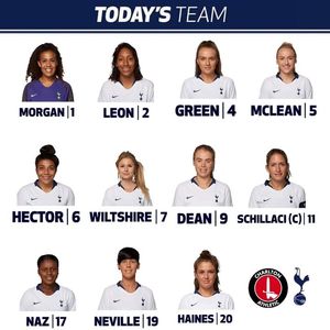 Image post by @SpursWomen on Facebook