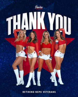 Image post by @patriotscheerleaders on Instagram