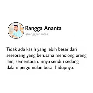 Image post by @ranggaanantaa on Instagram