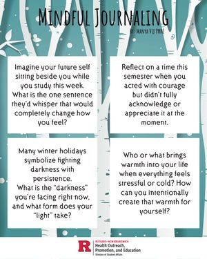 Image post by @rustudenthealth on Instagram