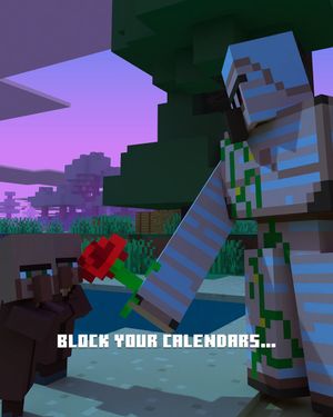 Image post by @minecraft on Instagram