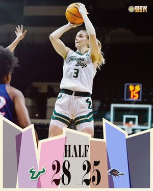 Image post by @USFWBB on Twitter