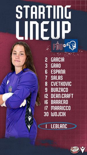 Image post by @FDUKnightsWSOC on Twitter