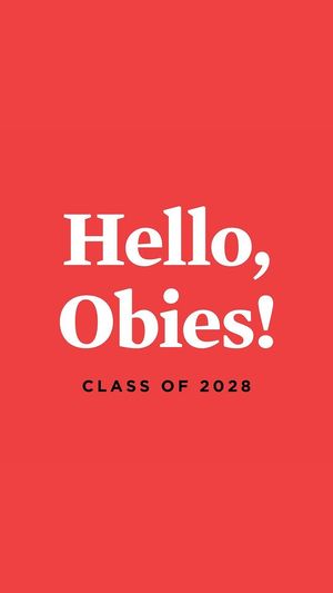 Image post by @oberlincollege on Instagram