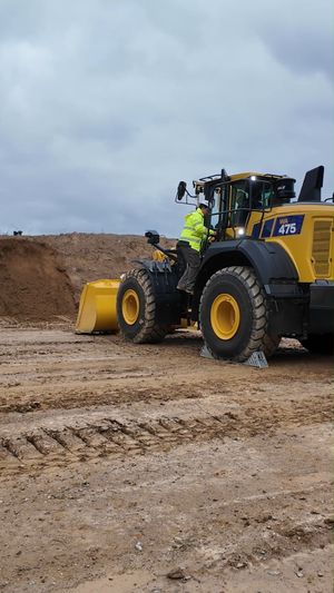 Video post by @KomatsuConstructionnorthamerica on Facebook