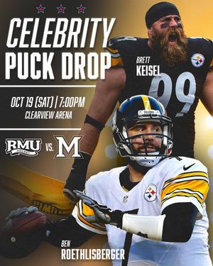 Image post by @RMUMHockey on Twitter