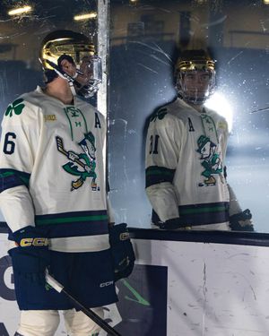 Image post by @NDHockey on Twitter