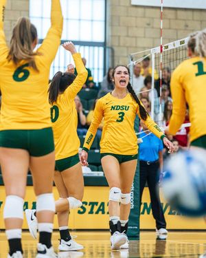 Image post by @ndsuvolleyball on Instagram