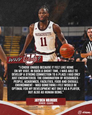 Image post by @umassbasketball on Instagram