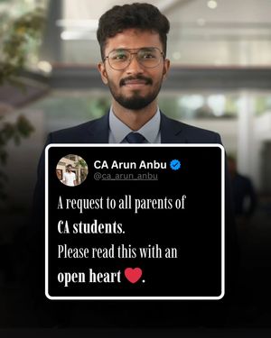 Image post by @ca_arun_anbu on Instagram