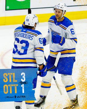 Image post by @StLouisBlues on Twitter/X