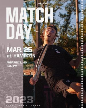 Image post by @templemtennis on Instagram