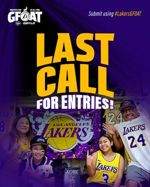 Image post by @Lakers on Twitter