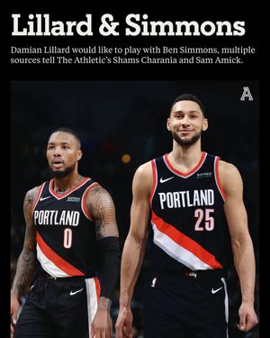 Image post by @TheAthletic on Twitter