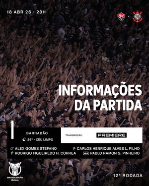 Image post by @corinthians on Instagram