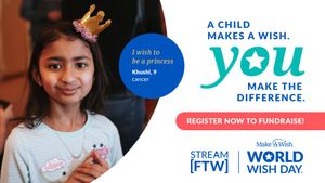 Image post by @MakeAWish on Twitter