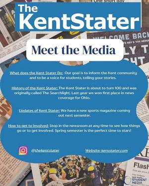 Image post by @Kent State Student Media on Facebook