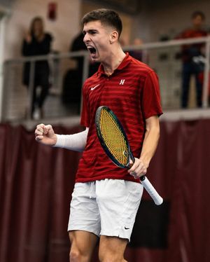 Image post by @harvardmenstennis on Instagram