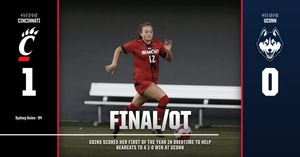 Image post by @GoBearcatsWSOC on Twitter