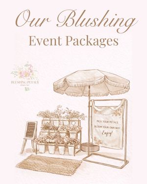 Image post by @blushingpetalsflowerbar on Instagram